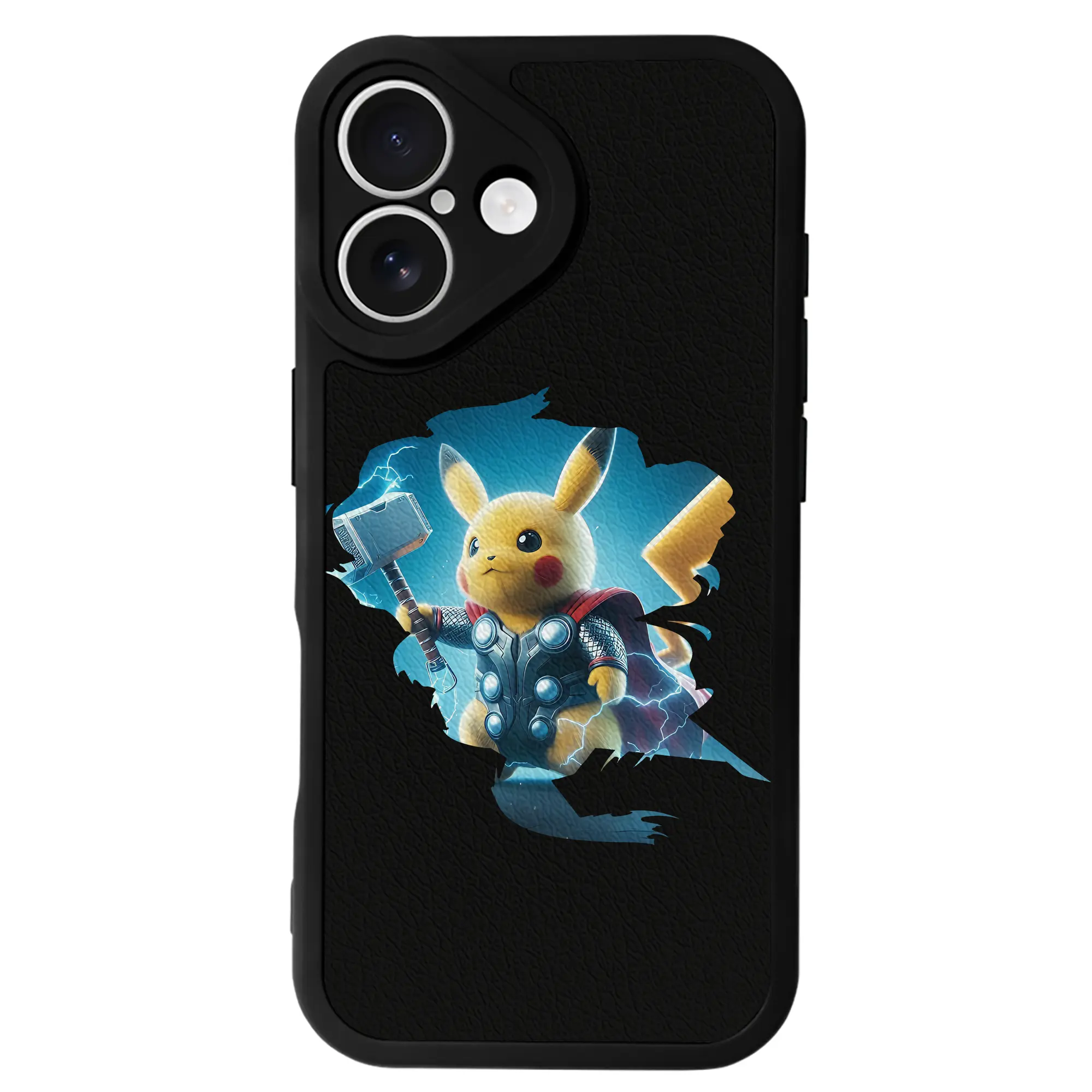 ポケモン グッズ,ピカチュウ - IPhone 16シリーズ対応 ・ シリコンスマホケース ・ レザー調 ・ 高精度フィット ・ 耐衝撃 ・ ワイヤレス充電対応 ・ 精密カット